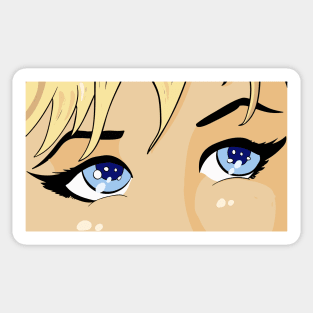 Anime Girl Eyes Sticker